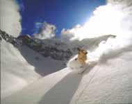 Big Sky skier