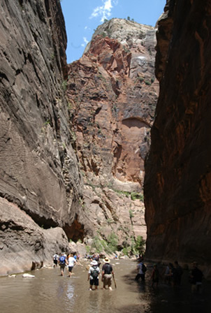 Hiking The Narrows at Zion