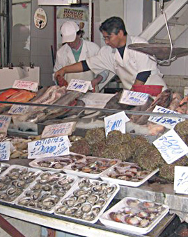 Santiago fish market