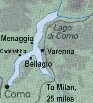 Lake Como Map