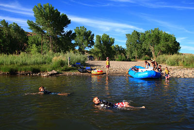 Forks takeout on the Gunnison River