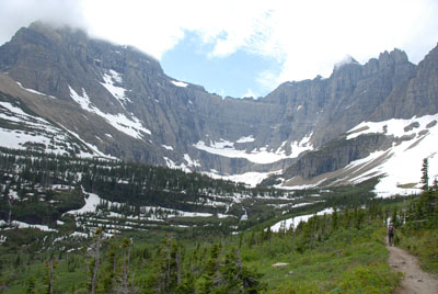 Nearing Iceberg, with the Ptarmigan Wall