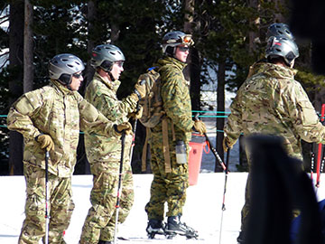 Marines train at Mammoth