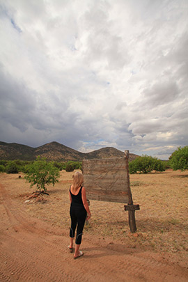 Arizona Sunglow Hiking Sign