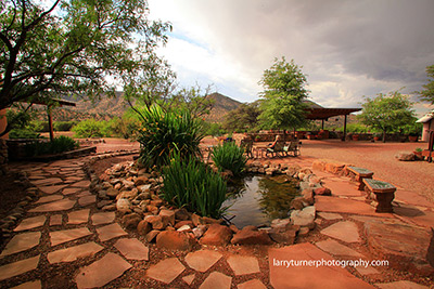 Arizona Sunglow Pond and Veranda