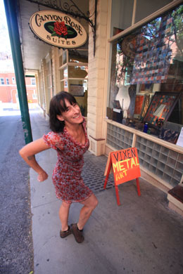 Bisbee Vixen metal art gallers