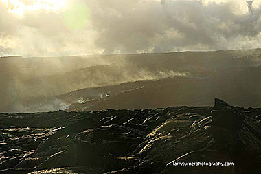 Hawaii Big Island stormy sky