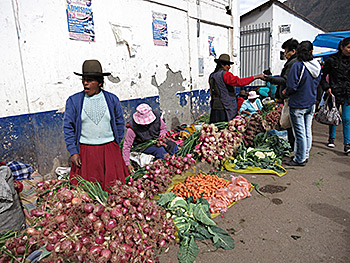 The streets of Calca