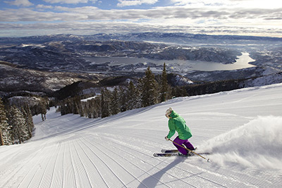 Park City, groomed skiing at Deer Valley Resort