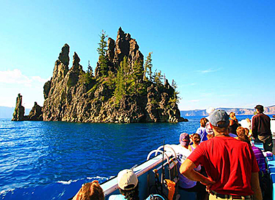 Crater Lake boat