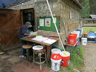 John Muir Trail food buckets