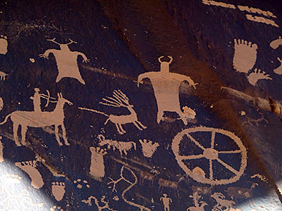 Petroglyphs at Newspaper Rock