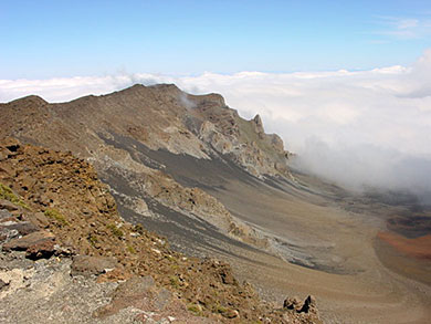 Haleakala crater