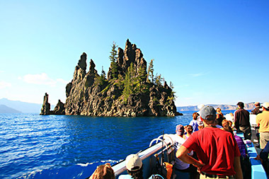 Crater Lake phantom ship boat tour