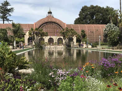 Botany Hall and Lily Pond