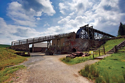 England, mine water wheel