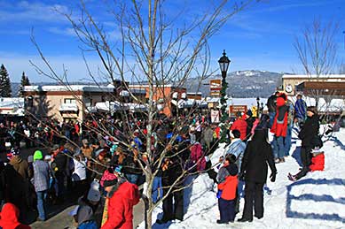 McCall, Idaho Carnival parade route