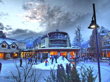 Whistler Village evening