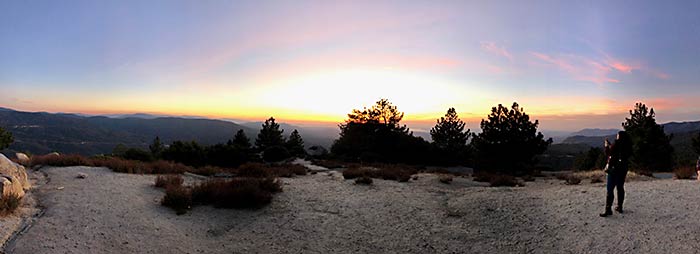 Idyllwild sunset