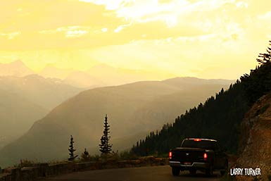 Glacier National Park sunset