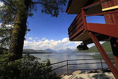 Glacier National Park Apgar lodging