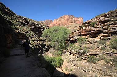 Grand Canyon Bright Angel Trail photo op