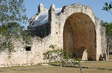 Mexico Dzibilchaltun open chapel