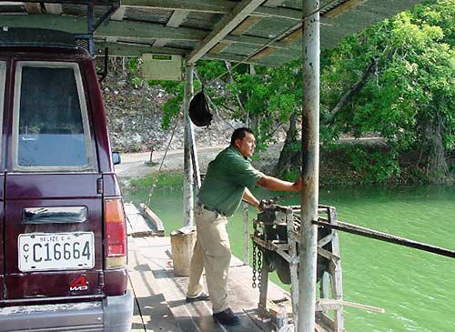 Belize, Xunantunich River Ferry