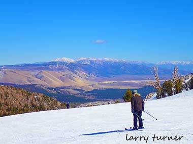 June Mountain view