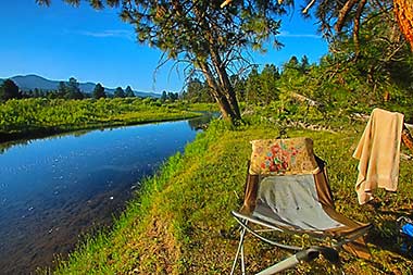 Oregon camp morning