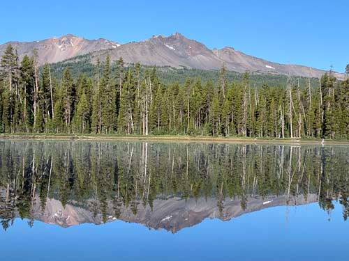 Diamond Peak from Diamond Peak Lake