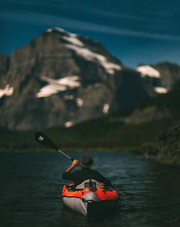 Mark Armstrong night paddling