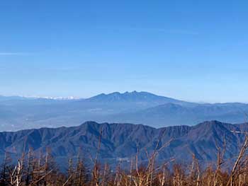 Mount Fuji view down from fifth station