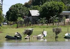 Chiapas Laguna Catazaja village