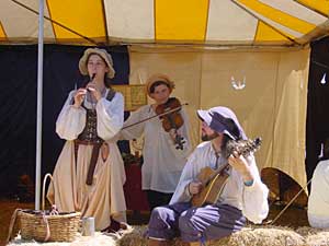 Renaissance faire musicians