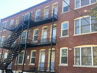 Tennessee Williams Tom delivered his monologues in The Glass Menagerie on these fire escapes.