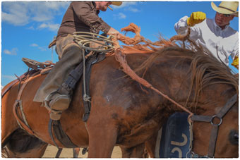 Iron Man Bronc Riding, Craig, Colorado