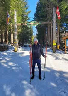 Cross country skiing at Lost Lake, Whistler