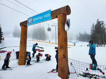 Whistler skiing