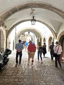 Rothenberg ob der Tauber’s cobbled alley