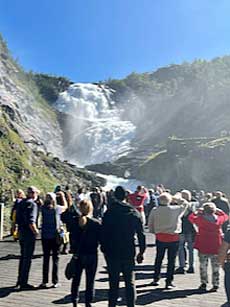 Kjosfossen waterfall