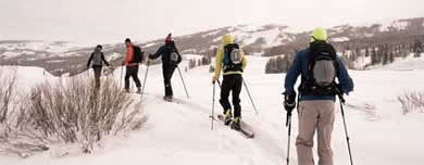 Darwin Ranch, Wyoming, ski touring