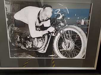 New Zealand Burt Munro motorcycle memoribilia