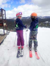 Warner Canyon skiing