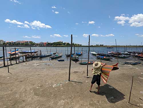 Fishing boats in Hoi An, Vietnam