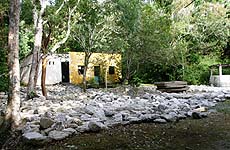 Yucatan, Excavated stones at Chicanná